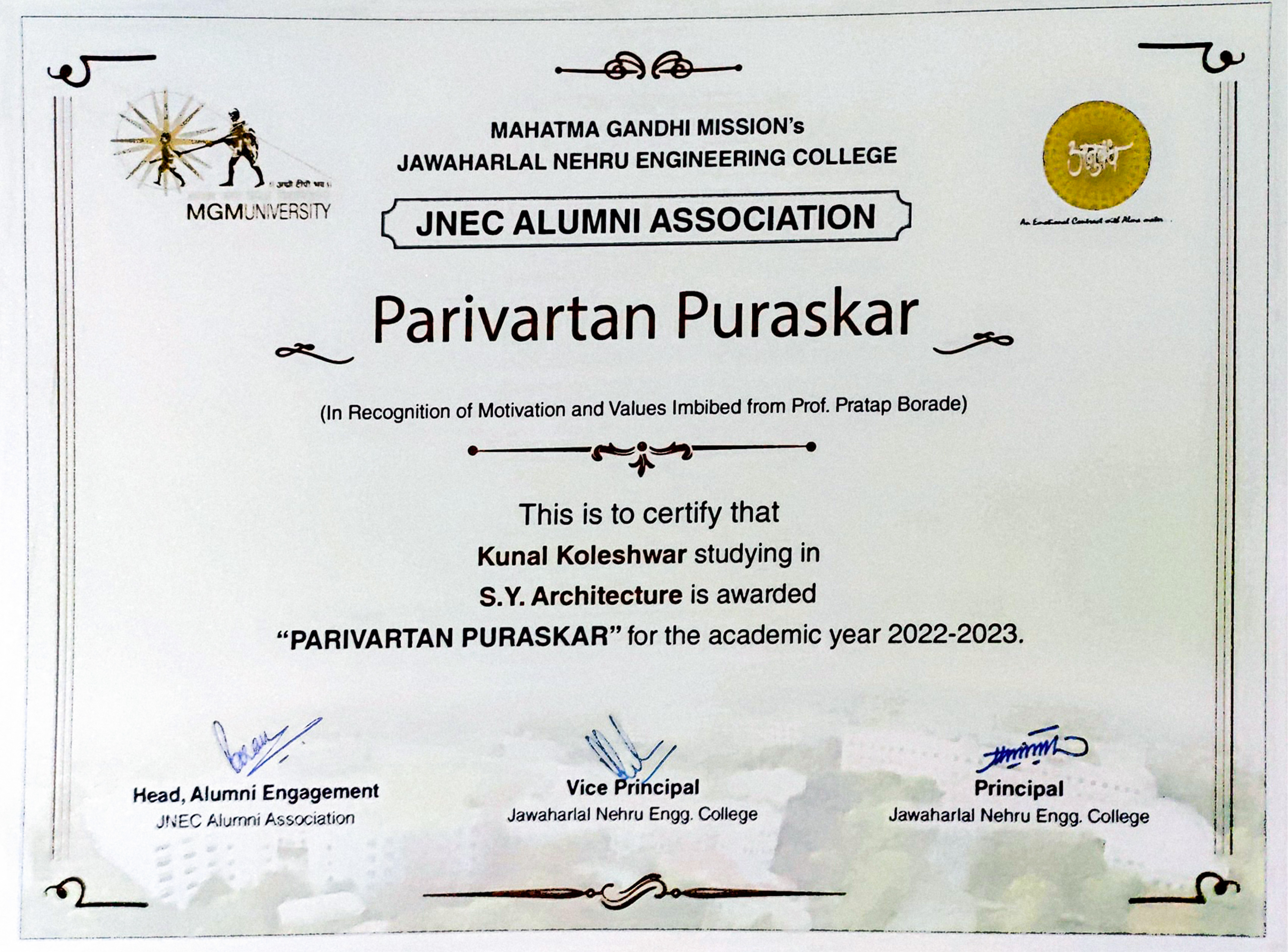 Certificate 2