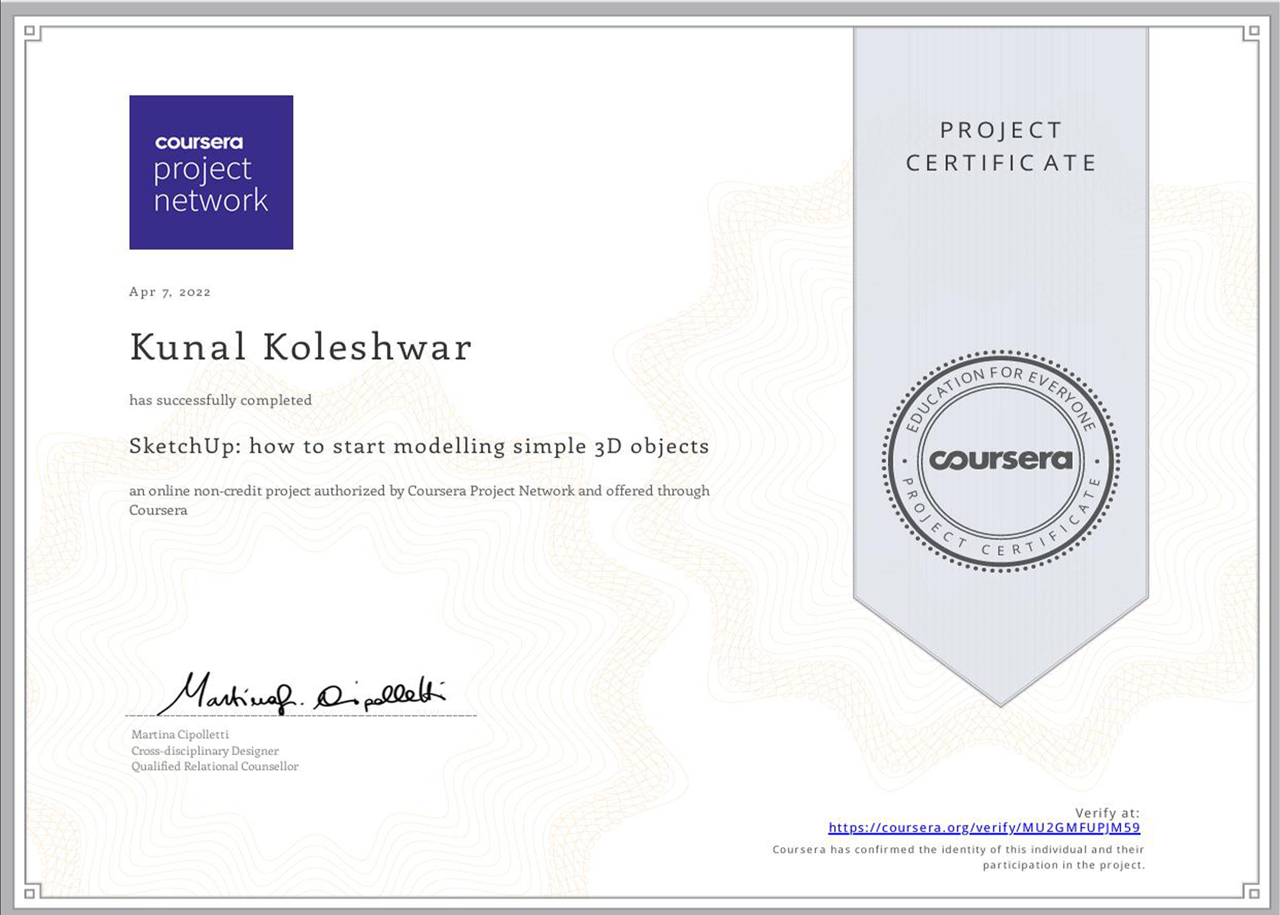 Certificate 4