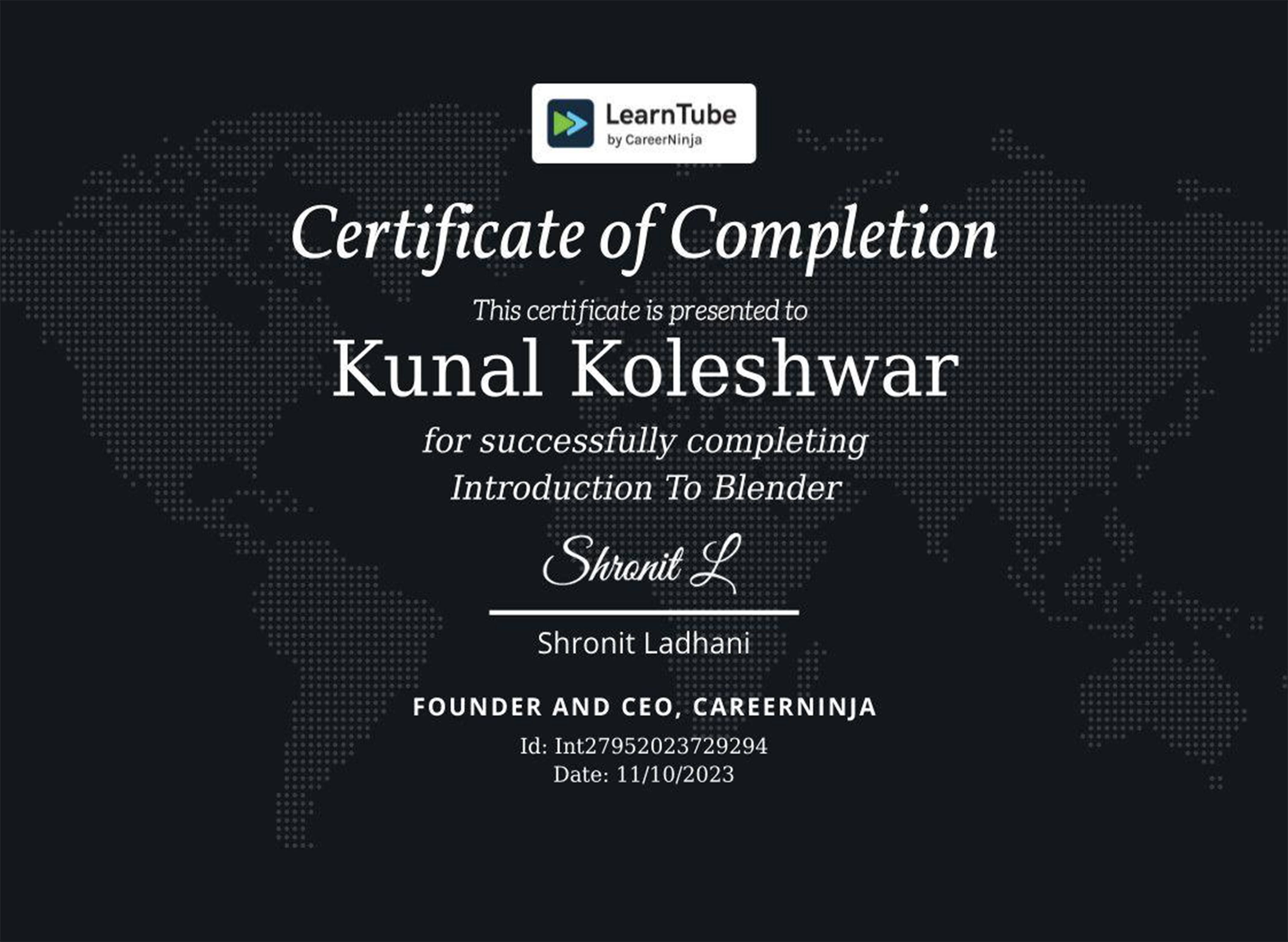 Certificate 6